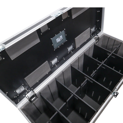 ProX TruckPax Utility ATA Flight Case Truck Storage Road Case with Dividers Tray and 4" in casters - 24"x60"x30" Ext