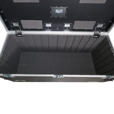 ProX TruckPax Utility ATA Flight Case Truck Storage Road Case with Dividers Tray and 4" in casters – 24"x60"x36" Ext