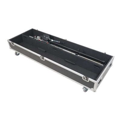 ProX Dual Light Stand XT-LS132 ATA Utility Flight Storage Road Case with 4" in casters holds 2x 7" H x 11" D x 72"W