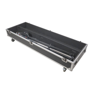 ProX Dual Light Stand XT-LS132 ATA Utility Flight Storage Road Case with 4" in casters holds 2x 7" H x 11" D x 72"W