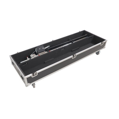 ProX Dual Light Stand XT-LS132 ATA Utility Flight Storage Road Case with 4" in casters holds 2x 7" H x 11" D x 72"W