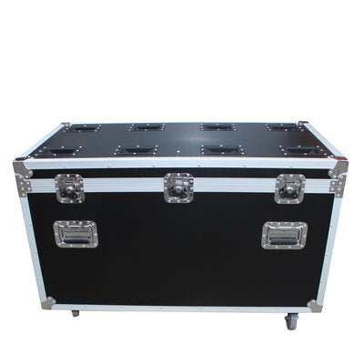 ProX Package of 3 Utility ATA Flight Travel Storage Road Case – Includes 1-Large and 2-Half Size with 4" Casters