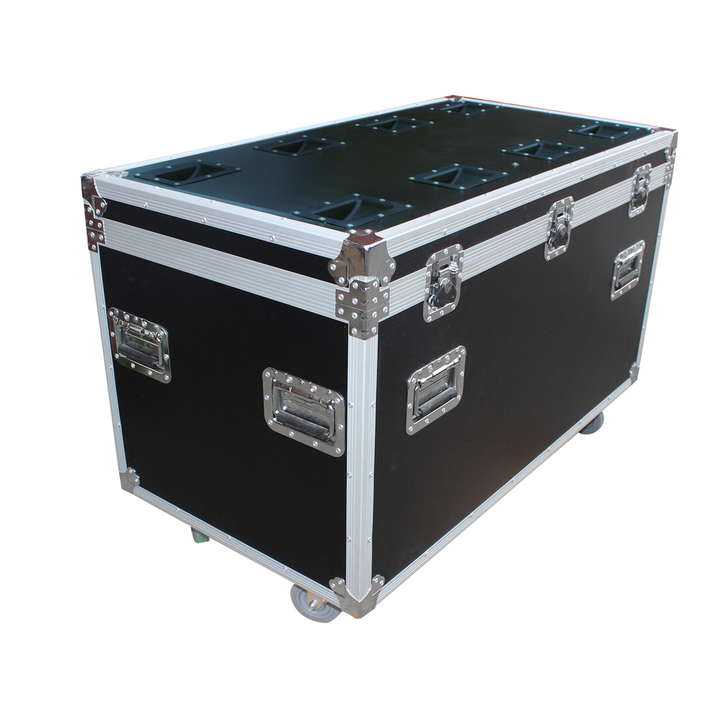 ProX Package of 3 Utility ATA Flight Travel Storage Road Case – Includes 1-Large and 2-Half Size with 4" Casters