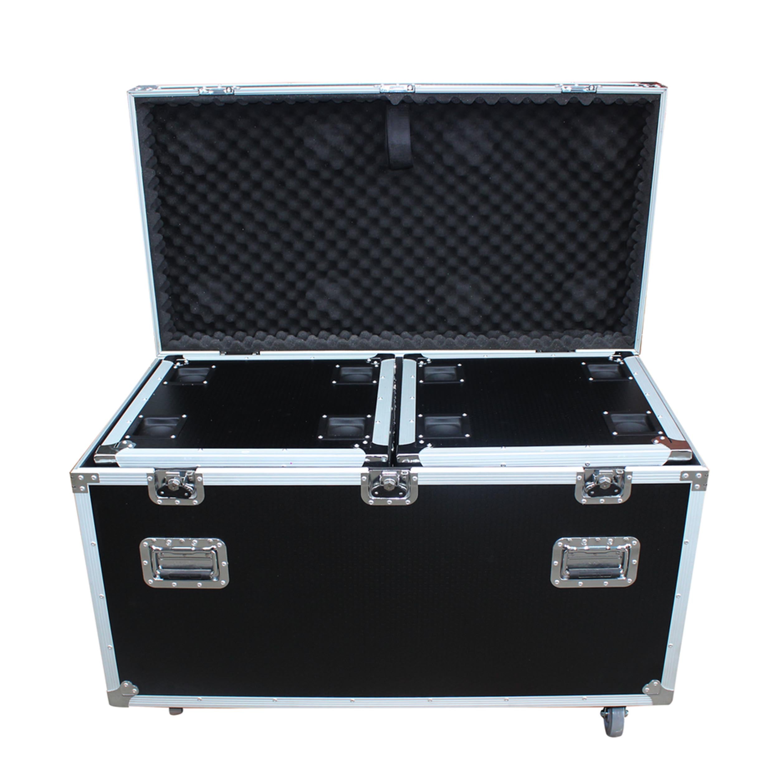 ProX Package of 3 Utility ATA Flight Travel Storage Road Case – Includes 1-Large and 2-Half Size with 4" Casters