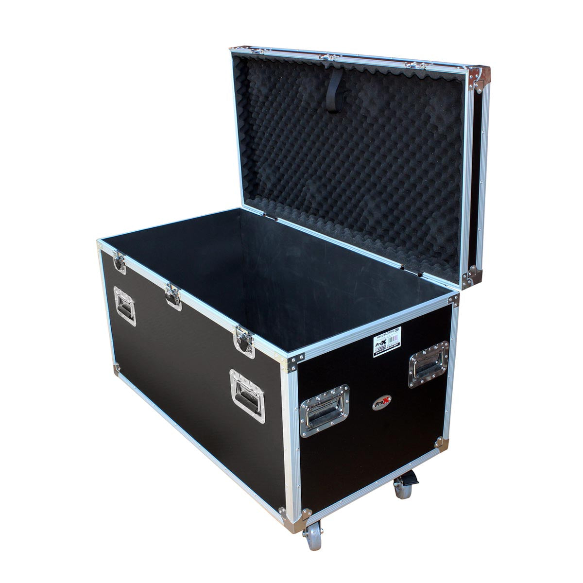 ProX Package of 3 Utility ATA Flight Travel Storage Road Case – Includes 1-Large and 2-Half Size with 4" Casters