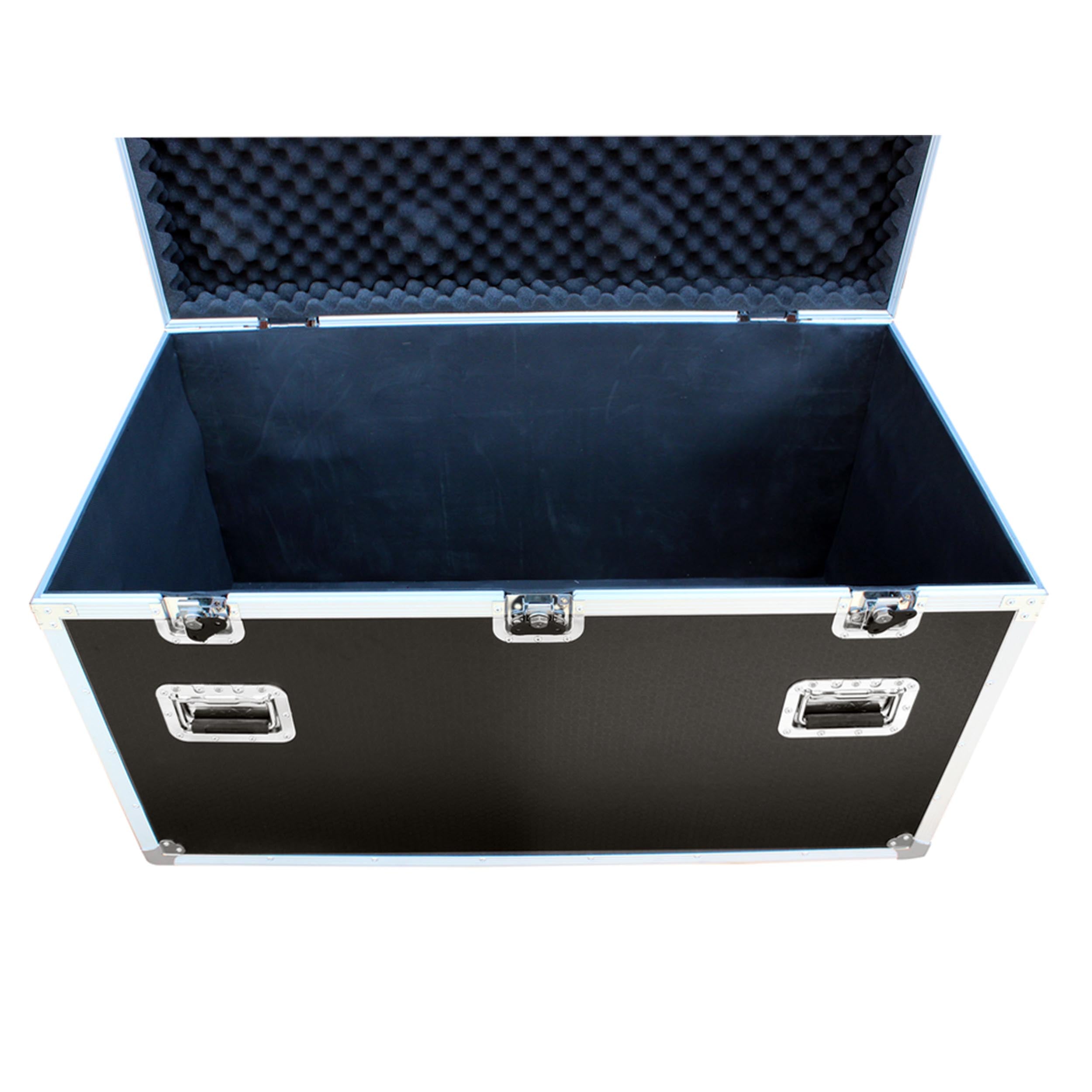 ProX Package of 3 Utility ATA Flight Travel Storage Road Case – Includes 1-Large and 2-Half Size with 4" Casters
