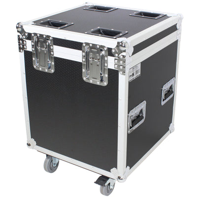 ProX ATA Utility Flight Travel Heavy-Duty Storage Road Case with 4" in casters – 22.5"x22.5"x25" Exterior