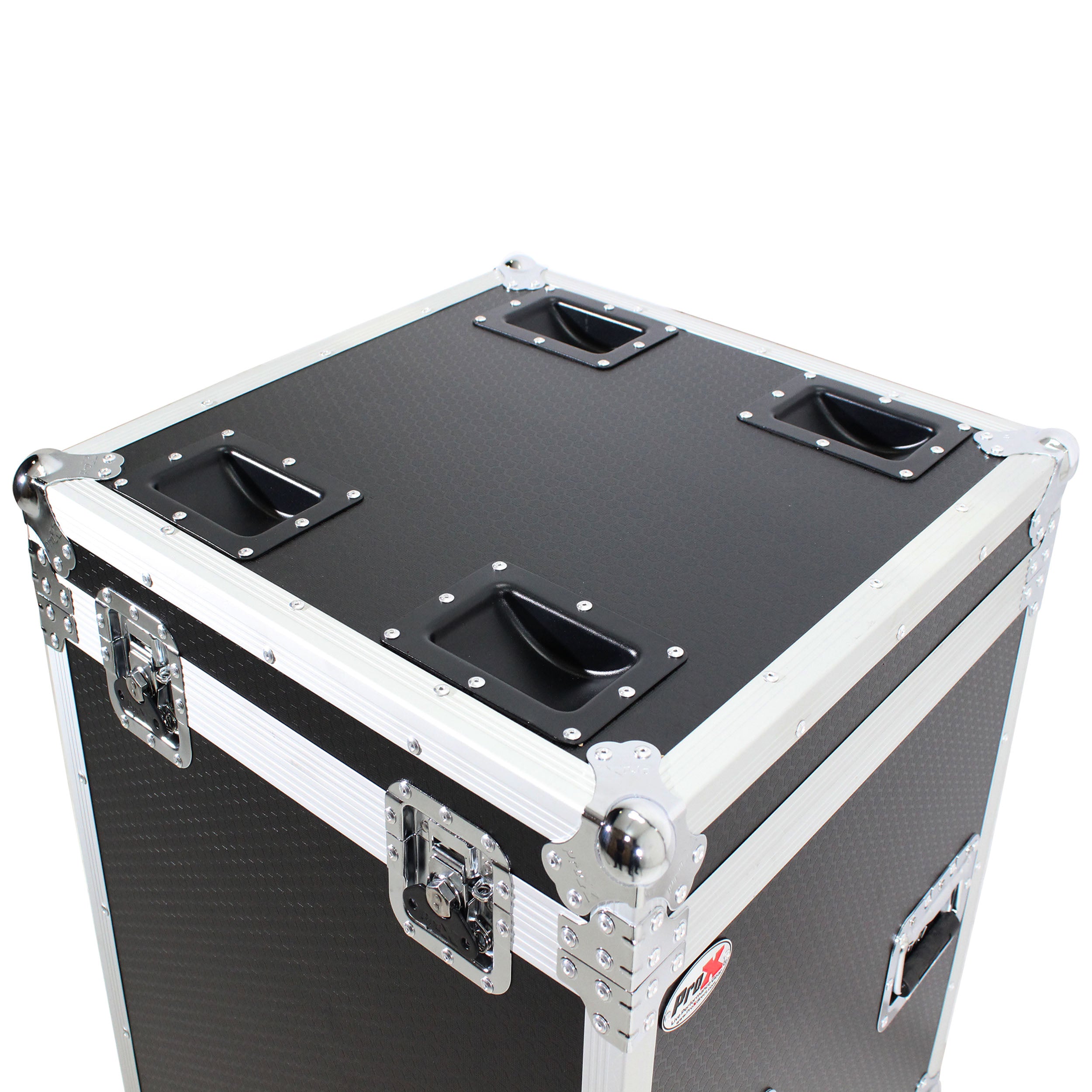 ProX ATA Utility Flight Travel Heavy-Duty Storage Road Case with 4" in casters – 22.5"x22.5"x25" Exterior