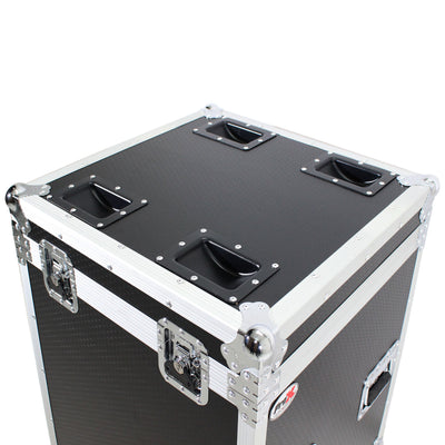 ProX ATA Utility Flight Travel Heavy-Duty Storage Road Case with 4" in casters – 22.5"x22.5"x25" Exterior