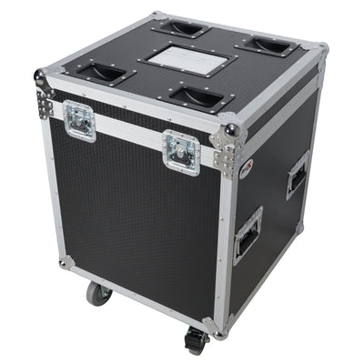 ProX Package of 2 Utility ATA Flight Travel Storage Road Case – Includes 1-Large 1-Medium with 4" Casters