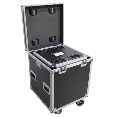 ProX Package of 2 Utility ATA Flight Travel Storage Road Case – Includes 1-Large 1-Medium with 4" Casters