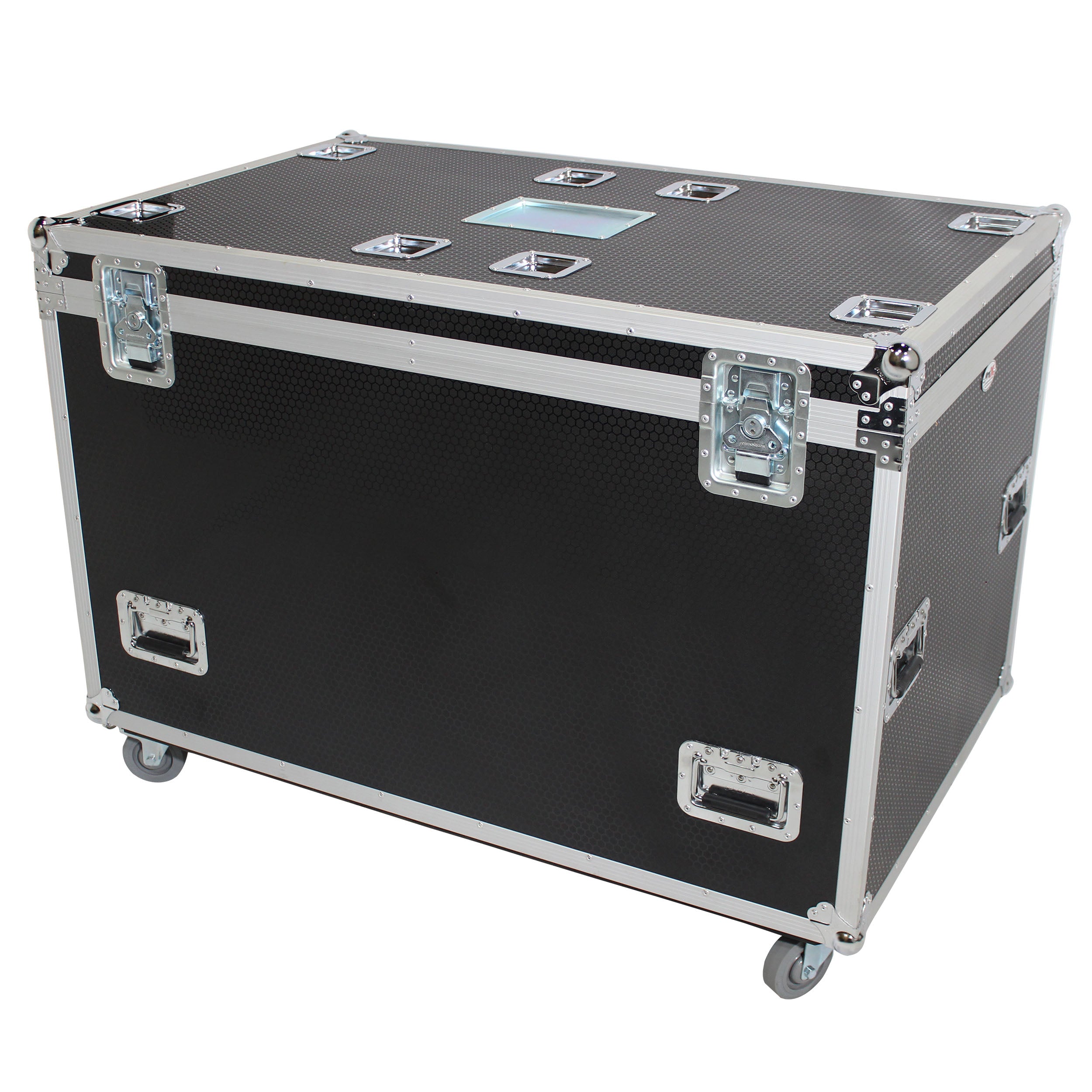 ProX TruckPax Utility ATA Flight Case Truck Storage Road Case with Dividers Tray and 4" in casters – 48"x30"x36" Ext