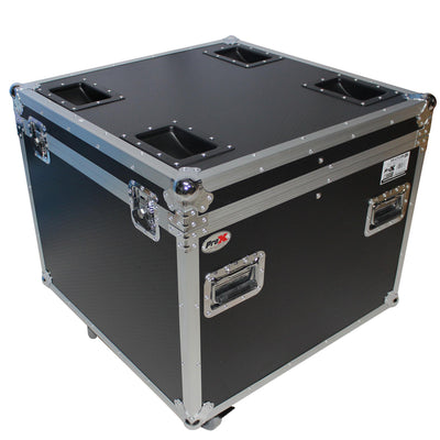 ProX ATA Utility Flight Travel Heavy-Duty Storage Road Case with 4" in casters – 29.5"x29.5"x29" Exterior