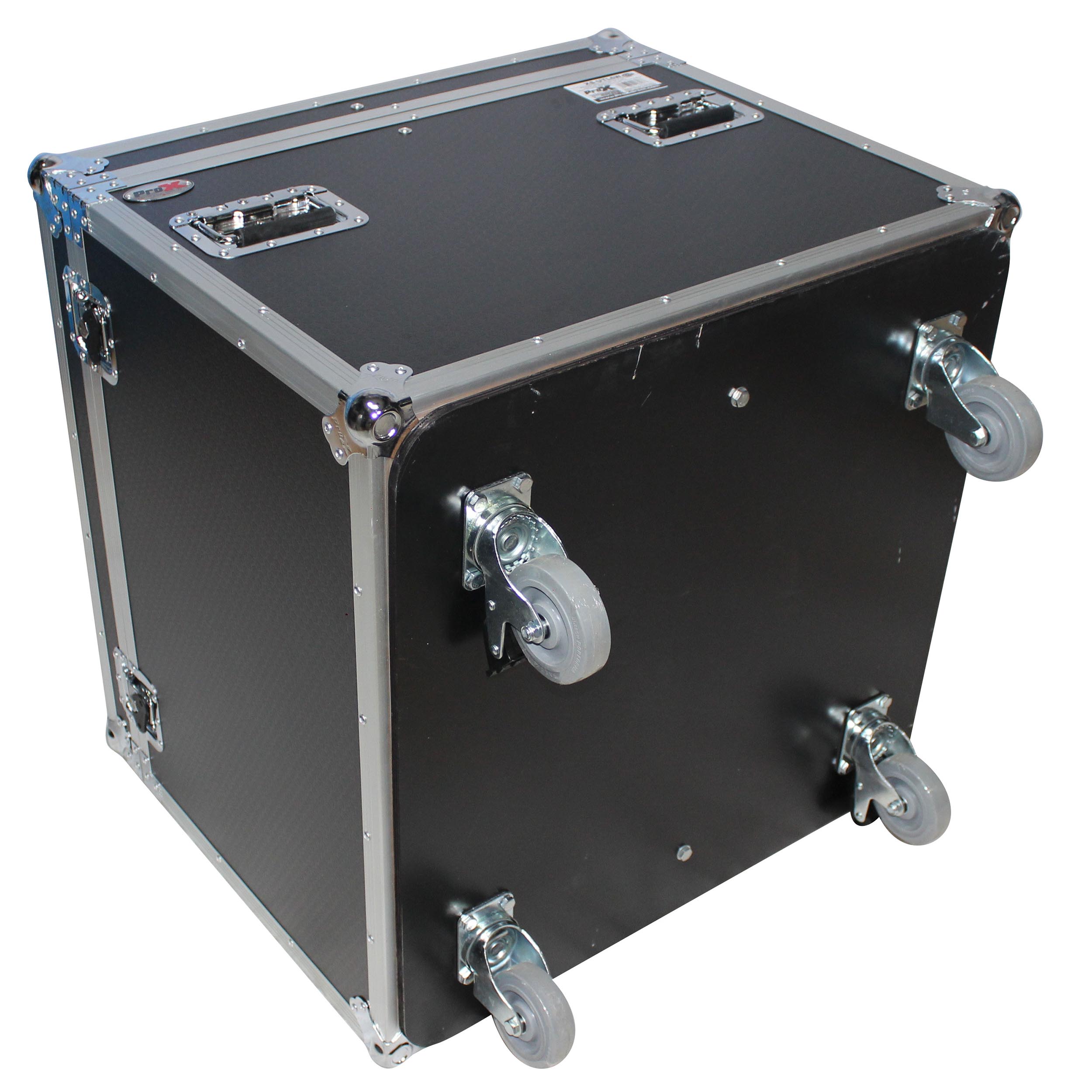 ProX ATA Utility Flight Travel Heavy-Duty Storage Road Case with 4" in casters – 29.5"x29.5"x29" Exterior