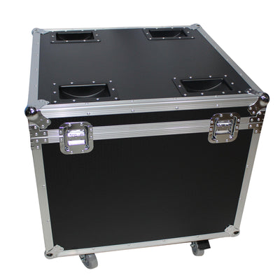 ProX ATA Utility Flight Travel Heavy-Duty Storage Road Case with 4" in casters – 29.5"x29.5"x29" Exterior