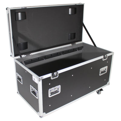 ProX ATA Utility Flight Travel Heavy-Duty Storage Road Case with 4" in casters – 47.2"x23.6"x23.6" Exterior
