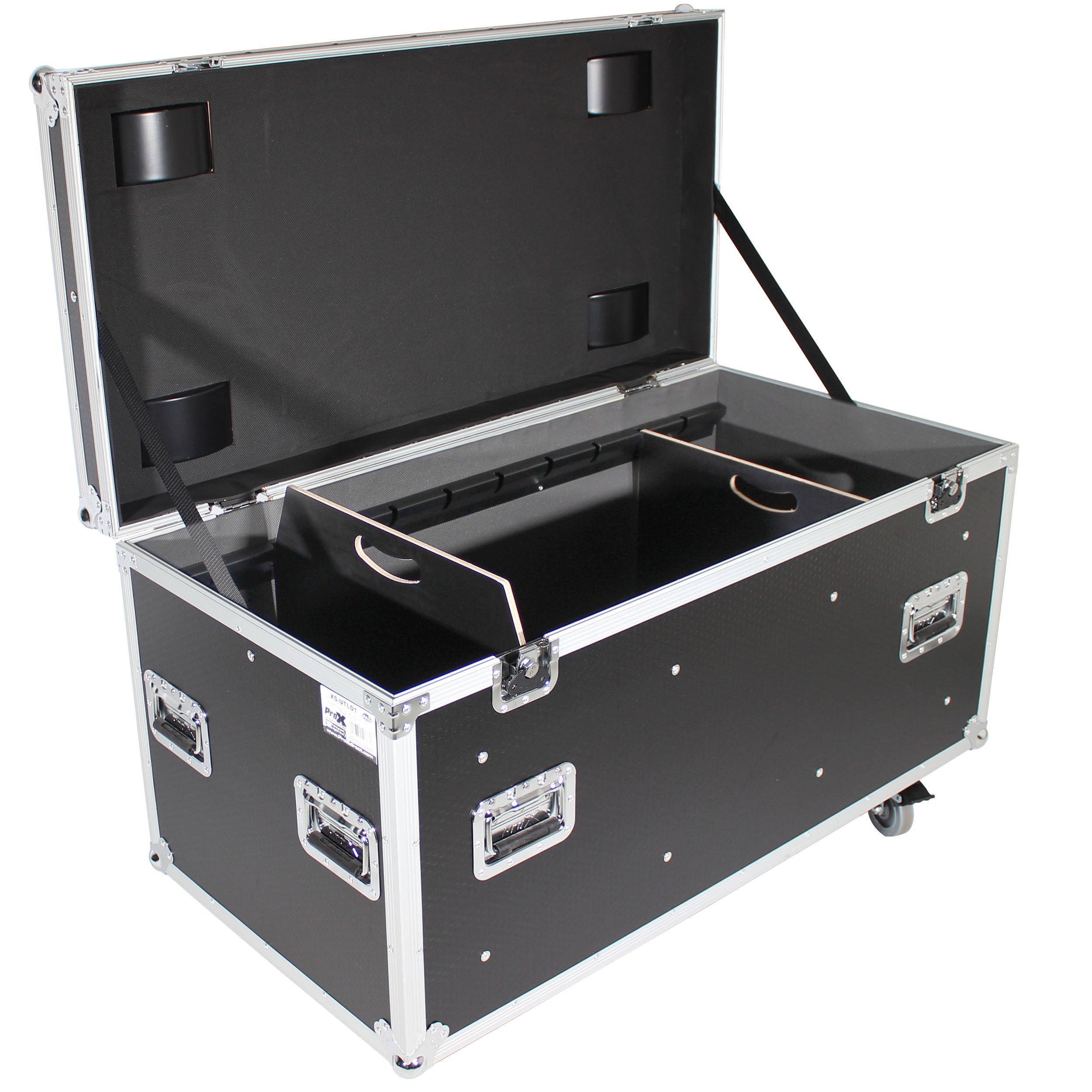 ProX ATA Utility Flight Travel Heavy-Duty Storage Road Case with 4" in casters – 47.2"x23.6"x23.6" Exterior