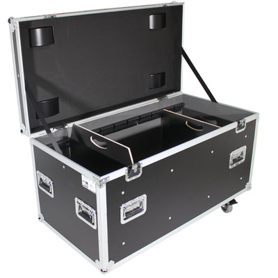 ProX ATA Utility Flight Travel Heavy-Duty Storage Road Case with 4" in casters – 47.2"x23.6"x23.6" Exterior