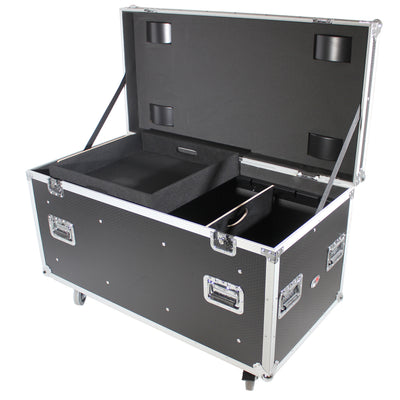 ProX ATA Utility Flight Travel Heavy-Duty Storage Road Case with 4" in casters – 47.2"x23.6"x23.6" Exterior
