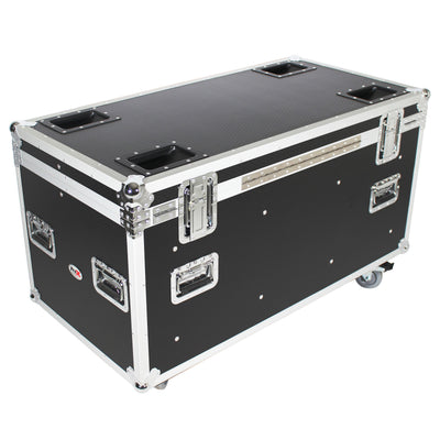 ProX ATA Utility Flight Travel Heavy-Duty Storage Road Case with 4" in casters – 47.2"x23.6"x23.6" Exterior