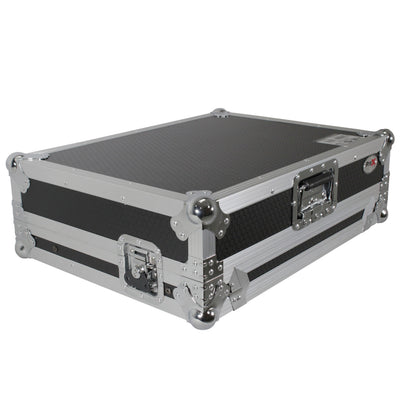 ProX Universal Flight Style Road Case for Medium Sized DJ Controllers with Sliding Laptop Shelf
