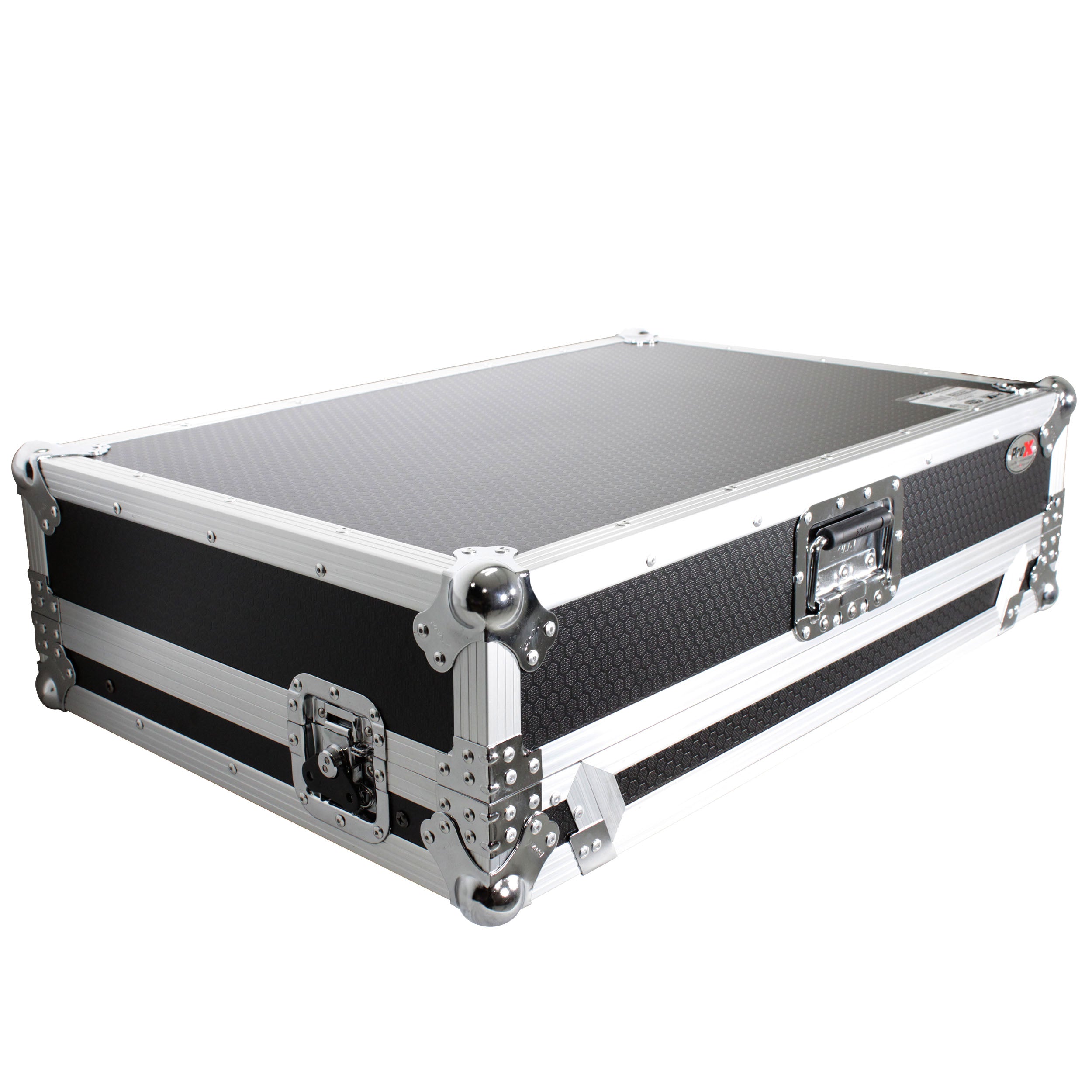 ProX Universal Flight Style Road Case for Large Sized DJ Controllers with Sliding Laptop Shelf