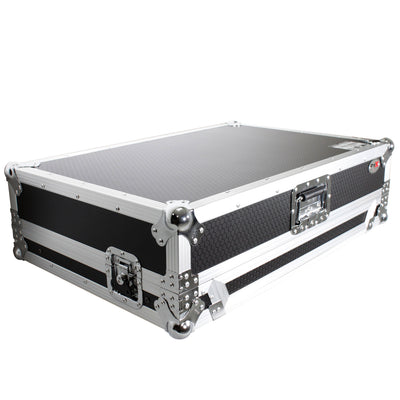 ProX Universal Flight Style Road Case for Large Sized DJ Controllers with Sliding Laptop Shelf