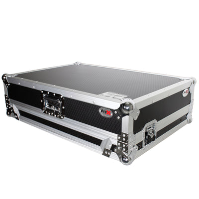 ProX Universal Flight Style Road Case for Large Sized DJ Controllers with Sliding Laptop Shelf