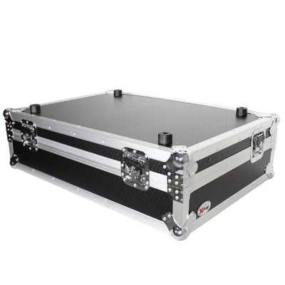 ProX Universal Flight Style Road Case for Large Sized DJ Controllers with Sliding Laptop Shelf