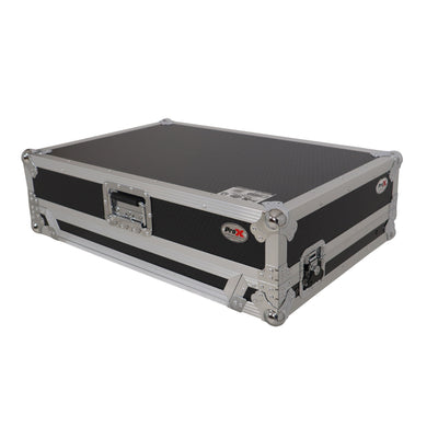 ProX Universal Flight Style Road Case for Large Sized DJ Controllers with Sliding Laptop Shelf