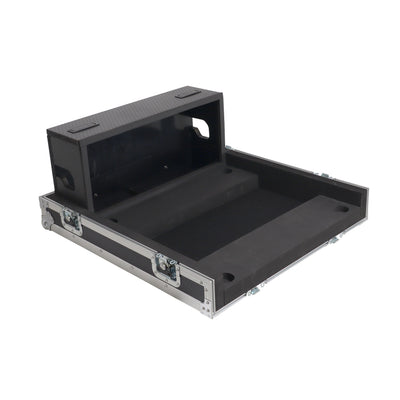 ProX ATA Digital Audio Mixer Flight Case for Waves eMotion LV1 Classic Console with Doghouse compartment and 4x Caster wheels