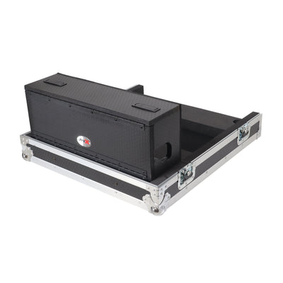 ProX ATA Digital Audio Mixer Flight Case for Waves eMotion LV1 Classic Console with Doghouse compartment and 4x Caster wheels