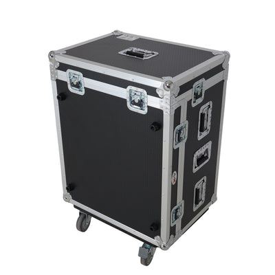 ProX ATA Digital Audio Mixer Flight Case for Waves eMotion LV1 Classic Console with Doghouse compartment and 4x Caster wheels
