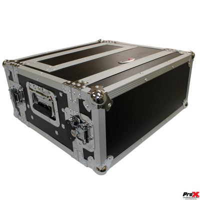 ProX Flight Case ATA Style Rack Case 12 In. Deep 2U W-2U Drawer