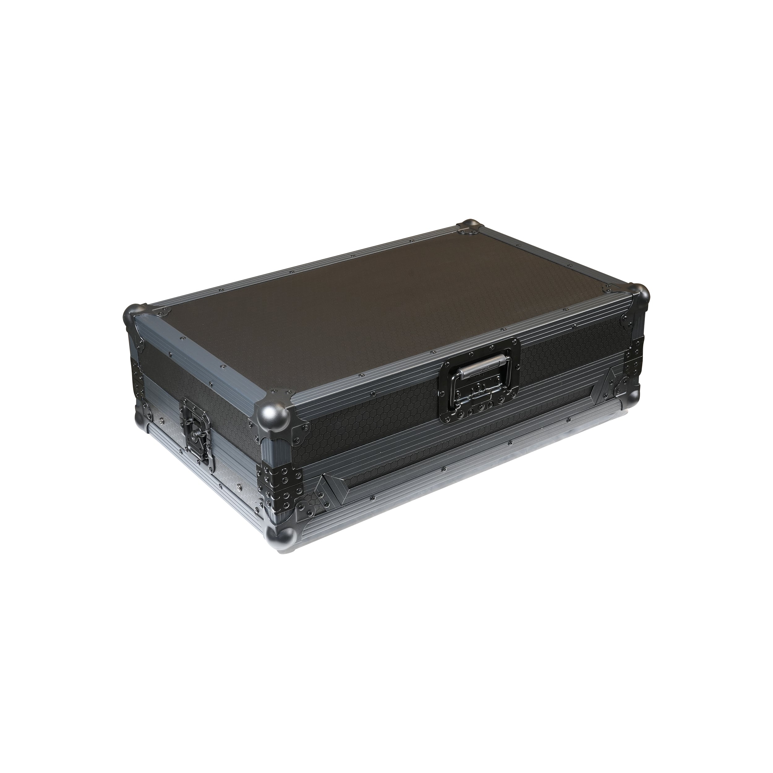 ProX XS-XDJANLTBLLED ATA Flight Case for AlphaTheta XDJ-AN DJ Controller with Laptop Shelf and RGB LED All Black