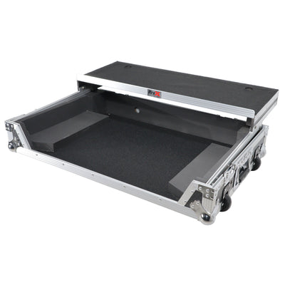 ProX ATA Style Flight Case for Pioneer DDJ-REV7 DJ Controller with Laptop Shelf Wheels and 1U Rackspace