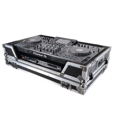 ProX ATA Flight Case For Pioneer XDJ-XZ DJ Controller with 1U Rack Space and Wheels