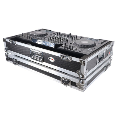 ProX ATA Flight Case For Pioneer XDJ-XZ DJ Controller with 1U Rack Space and Wheels