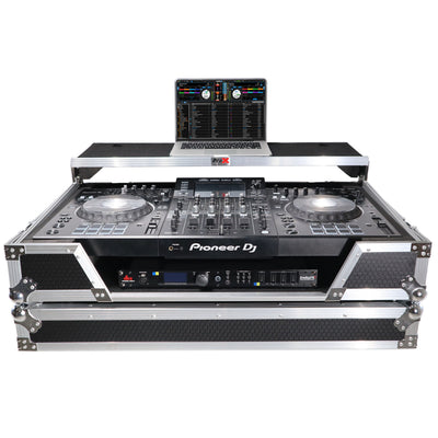 ProX ATA Flight Case For Pioneer XDJ-XZ DJ Controller with Laptop Shelf 1U Rack Space and Wheels