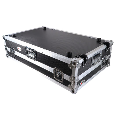 ProX ATA Flight Case For Pioneer XDJ-XZ DJ Controller with Laptop Shelf 1U Rack Space and Wheels