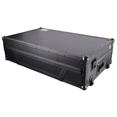 ProX ATA Flight Case For Pioneer XDJ-XZ DJ Controller with Laptop Shelf 1U Rack Space and Wheels - Black