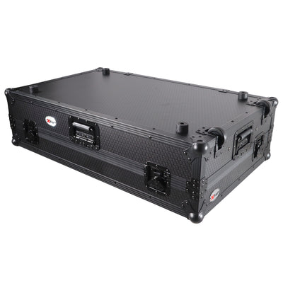 ProX ATA Flight Case For Pioneer XDJ-XZ DJ Controller with Laptop Shelf 1U Rack Space and Wheels - Black