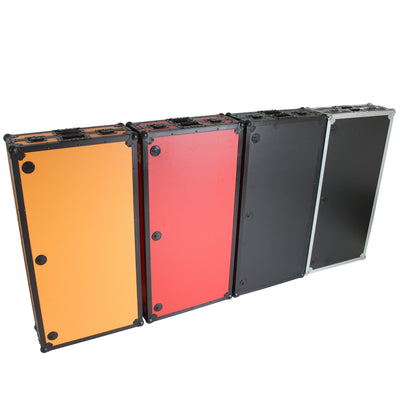 ProX Z-Table Folding DJ Table Mobile Workstation Flight Case Style with Handles and Wheels