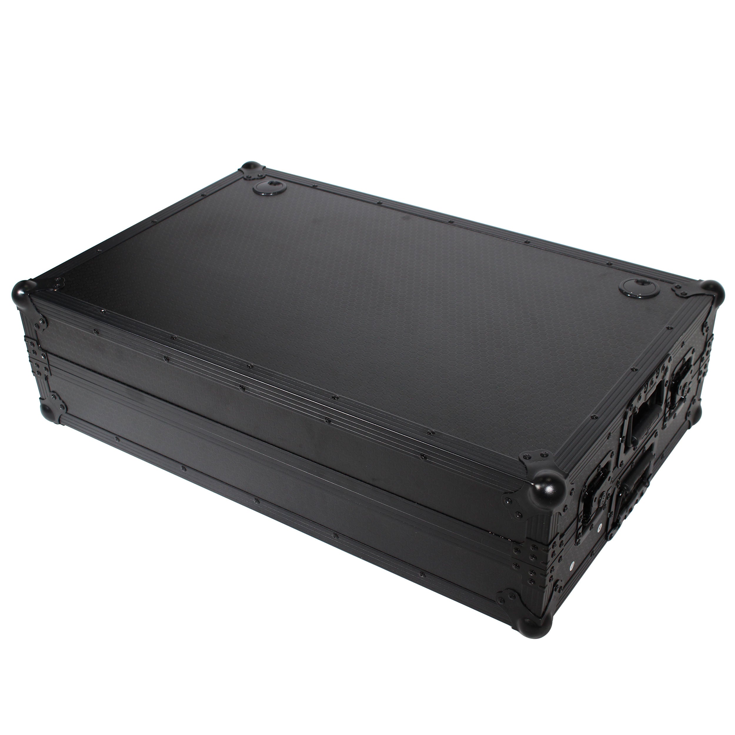ProX Z-Table Jr Folding DJ Table Mobile Workstation Flight Case Style with Handles and Wheels - Black Finish