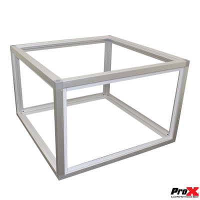 ProX Lumo Stage Acrylic Stage 2'x'2x24" Platform Cube Light Box Section for Disco Style Dance Floor - Includes (4) Panels