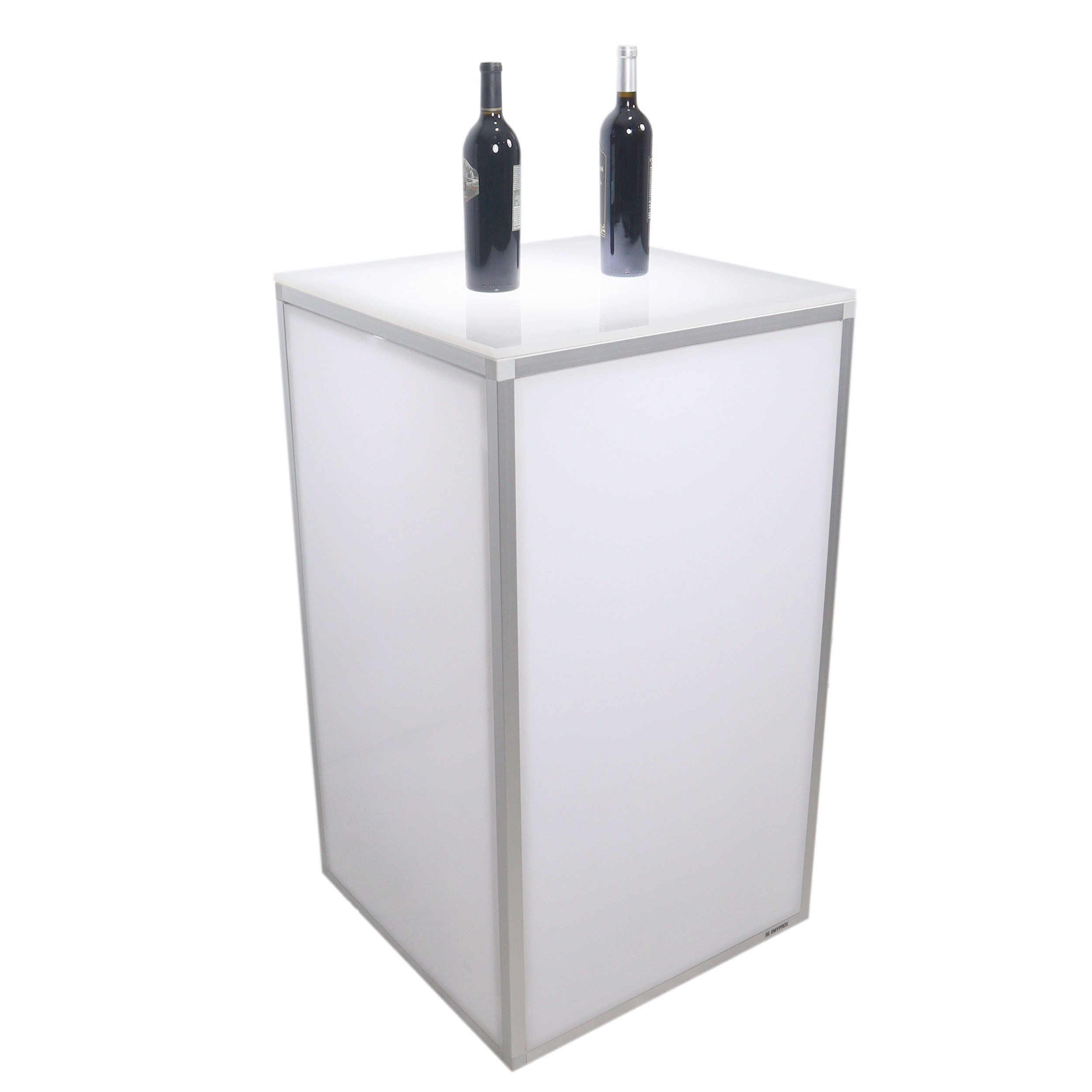 ProX Lumo Stage Acrylic Stage 2'x2'x42" Platform Cube Light Box Section for Disco Style Dance Floor