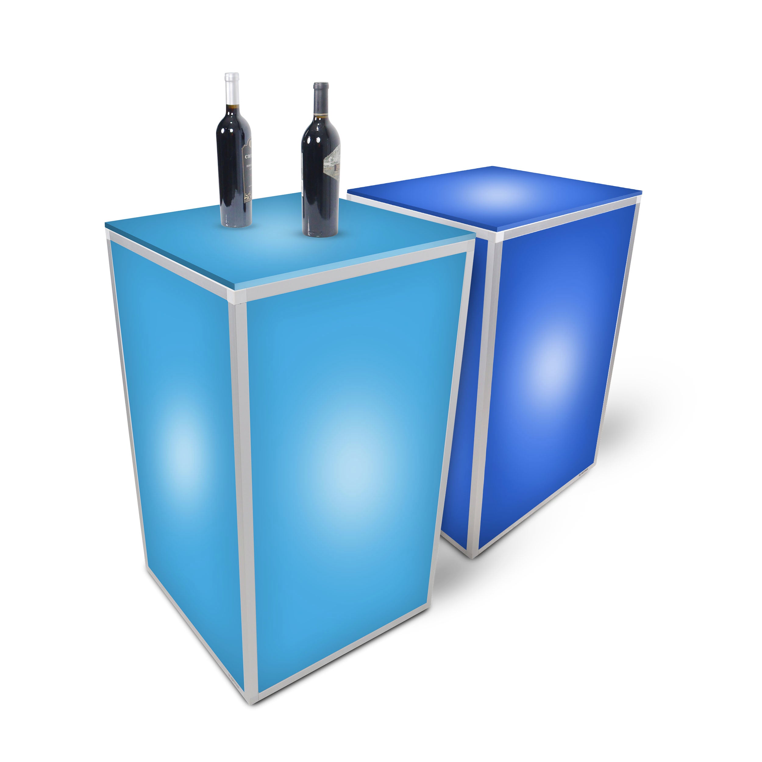 ProX Lumo Stage Acrylic Stage 2'x2'x42" Platform Cube Light Box Section for Disco Style Dance Floor