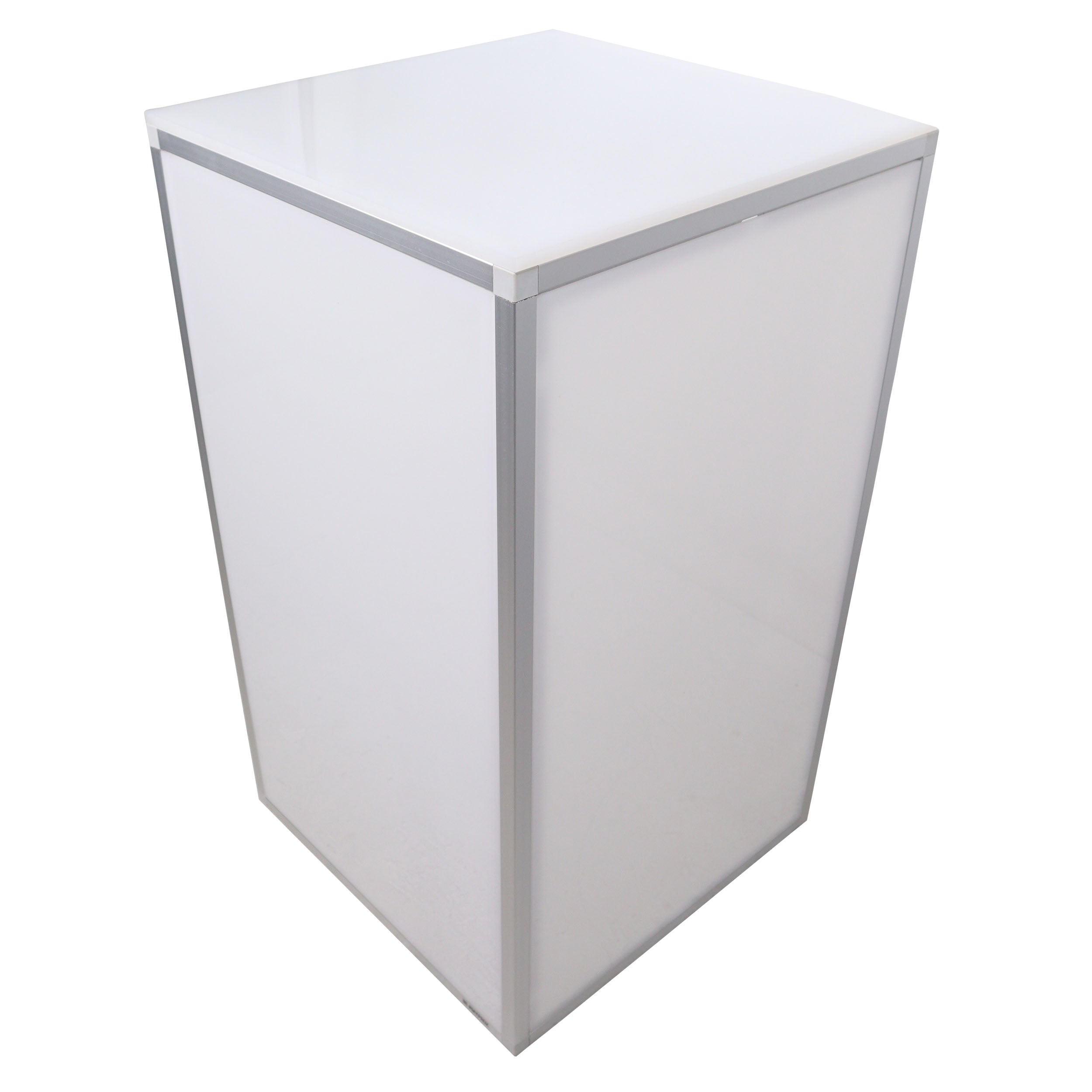ProX Lumo Stage Acrylic Stage 2'x2'x42" Platform Cube Light Box Section for Disco Style Dance Floor