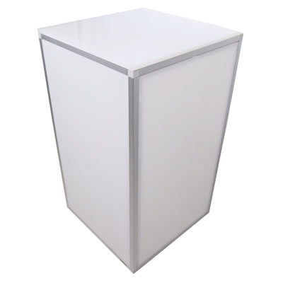 ProX Lumo Stage Acrylic Stage 2'x2'x42" Platform Cube Light Box Section for Disco Style Dance Floor