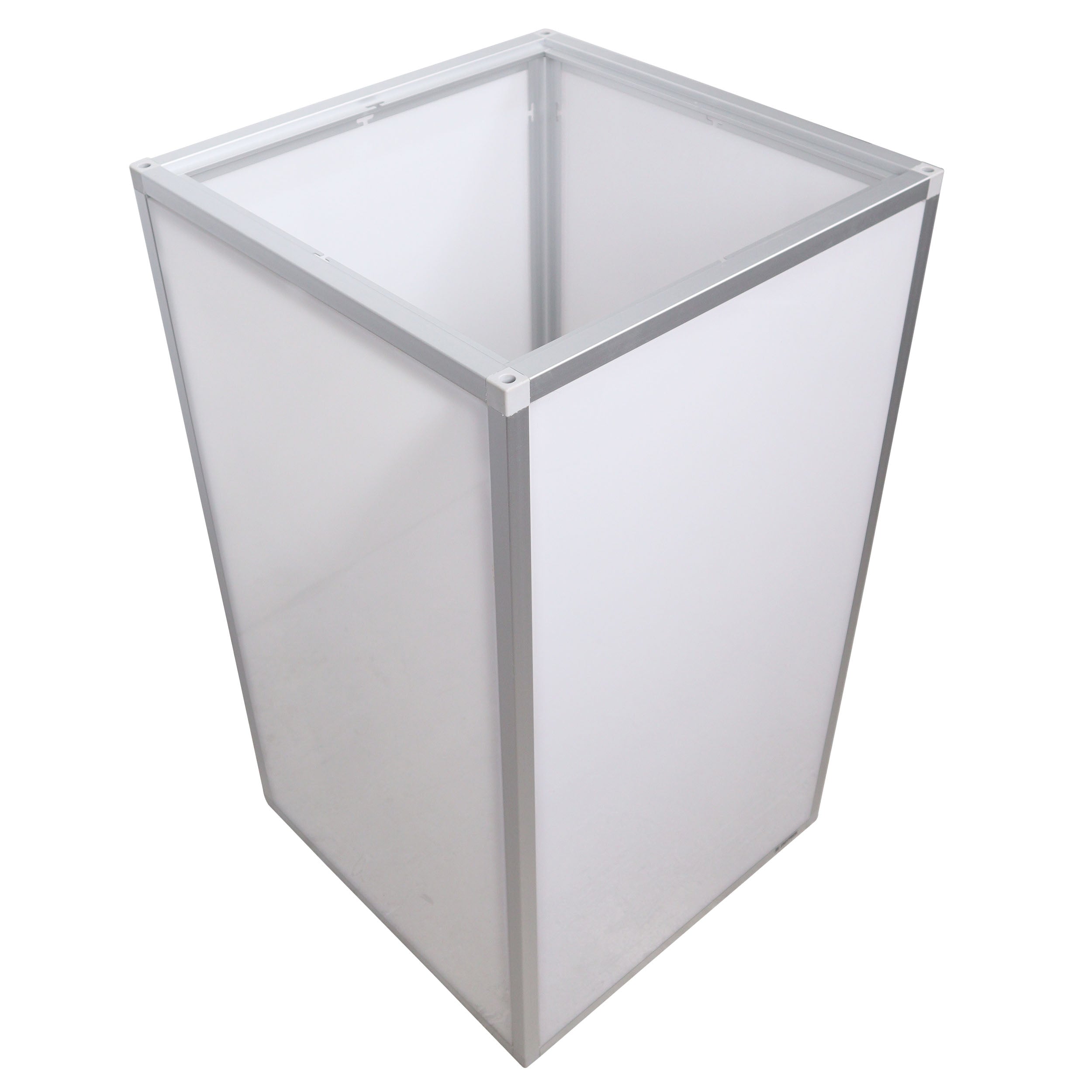 ProX Lumo Stage Acrylic Stage 2'x2'x42" Platform Cube Light Box Section for Disco Style Dance Floor